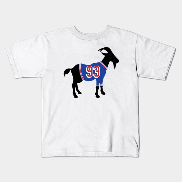 Mika Zibanejad GOAT Kids T-Shirt by cwijeta